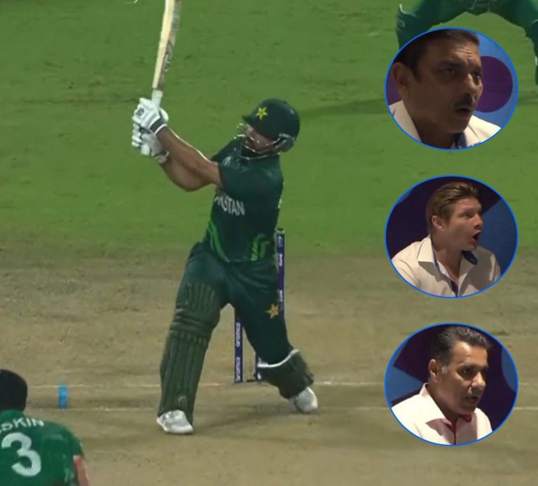 Commentators left speechless as Fakhar Zaman smashes 99-meter six