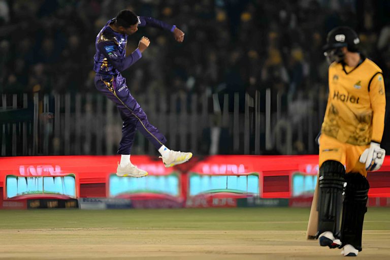 Akeal Hosein did PSL 9 first hat-trick in Quetta Gladiators vs Peshawar Zalmi Match