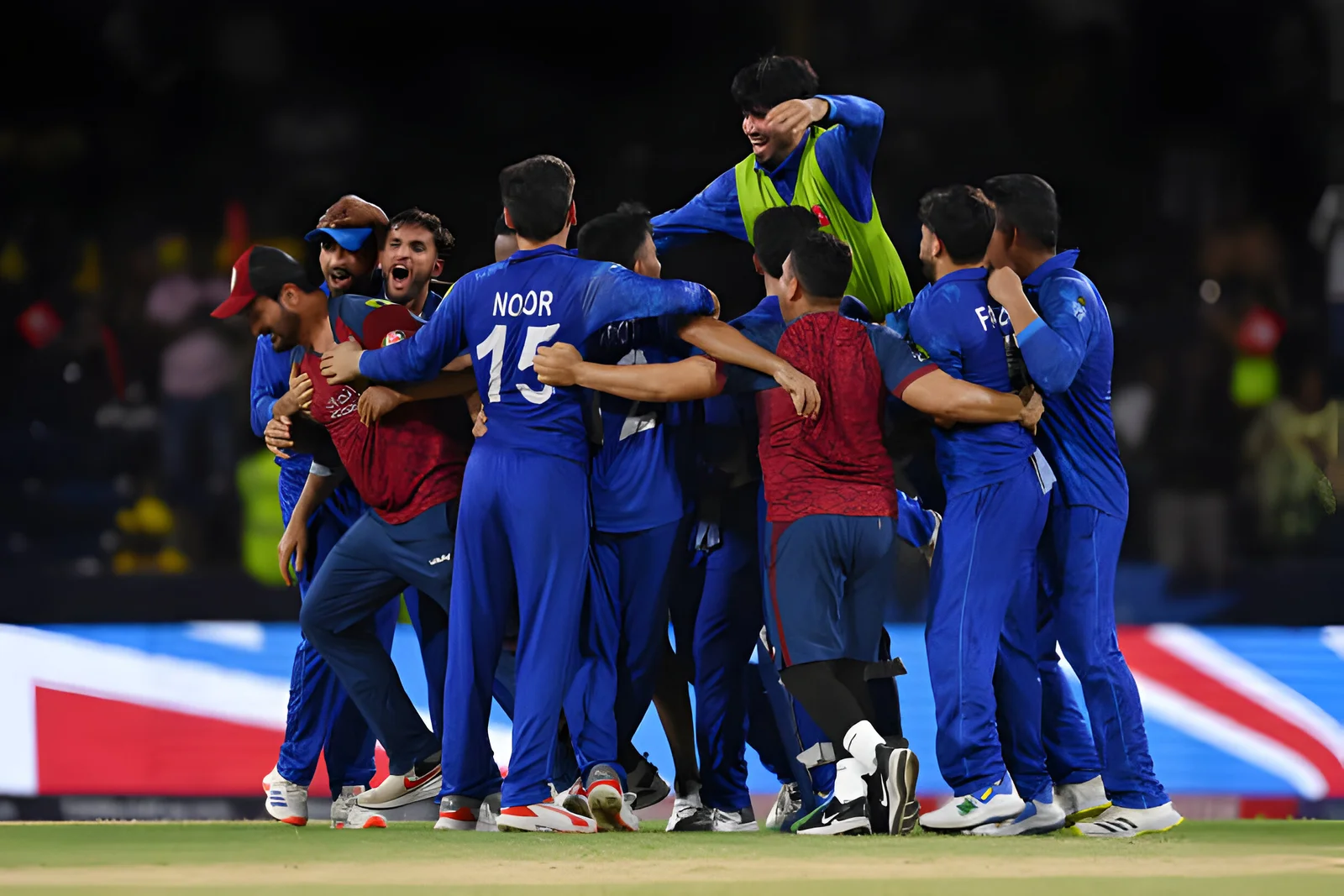 Afghan Players Dance on DJ Bravo Champion After Beating Australia